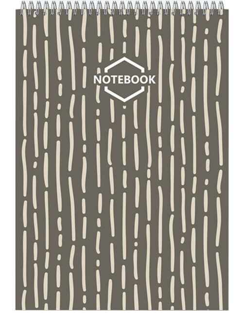 Блокнот Стильный Офис, А4, 60 листов, на гребне, обложка картон