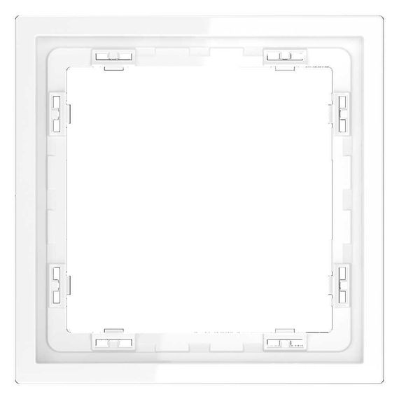 Рамка пластиковая Voltum S70 на 1 пост, (белый глянцевый) VLS100101