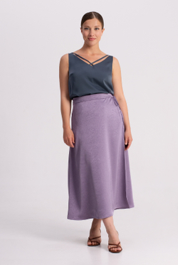 Юбка женская 3727АП, Лаванда #270Лаа013727АП