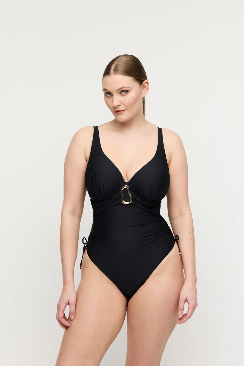 PRIMADONNA Swim Uvita Купальник с глубоким вырезом, черный