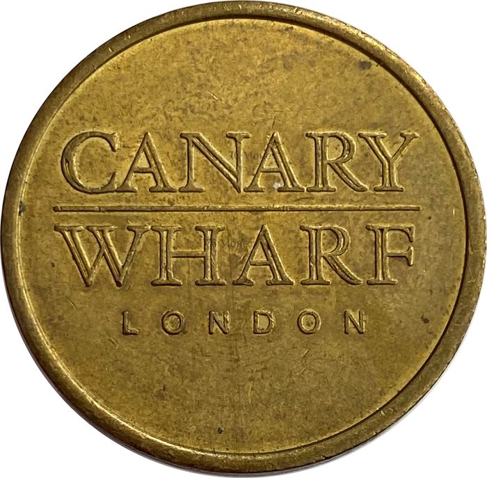 Парковочный жетон "Canary Wharf" Великобритания (большой)