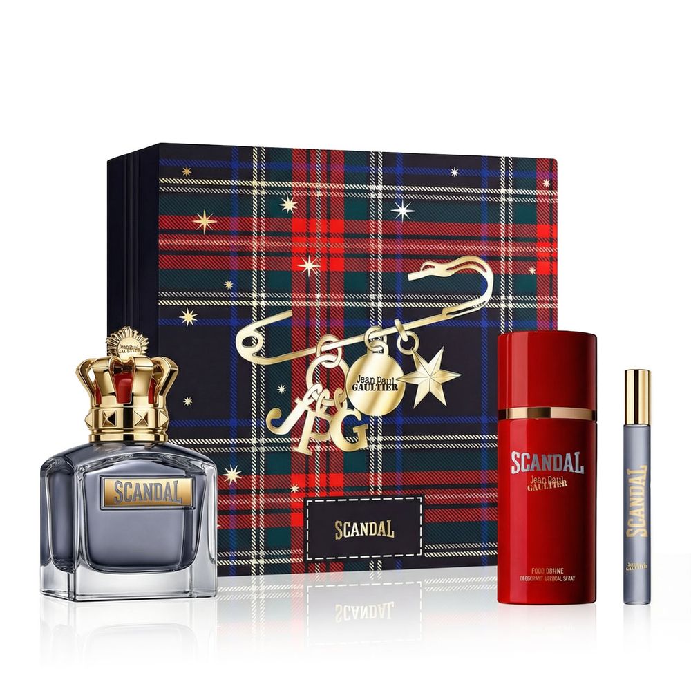 Jean Paul Gaultier Scandal Pour Homme EDT 100 ml + EDT MINI 10 ml + DEO VAPO 150 ml (man) 1 pcs