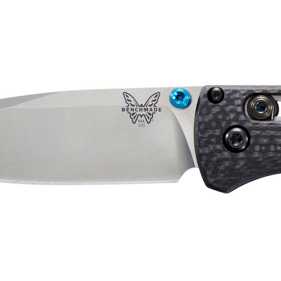 Складной нож Benchmade 535-3 Bugout c клинком из стали CPM-S90V, рукоять карбон