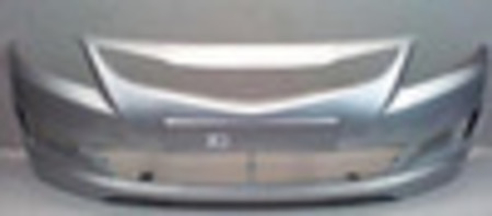 Бампер передний окрашенный Hyundai Solaris (15-16) (Серебристый RHM)