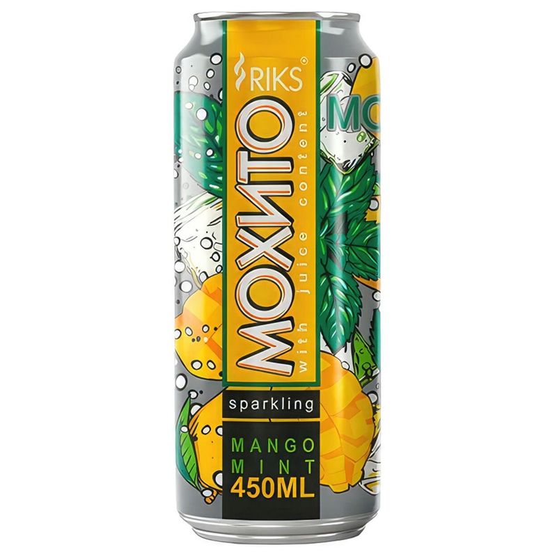 Лимонад газированный МОХИТО Mango+Mint 0,45 л/ж/б 24 ж/б/упак