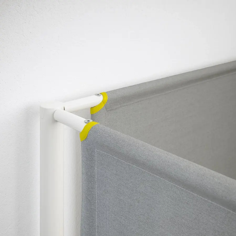 Кровать двухъярусная - IKEA VITVAL/ВИТВАЛ ИКЕА, 90x200 см, серый/белый
