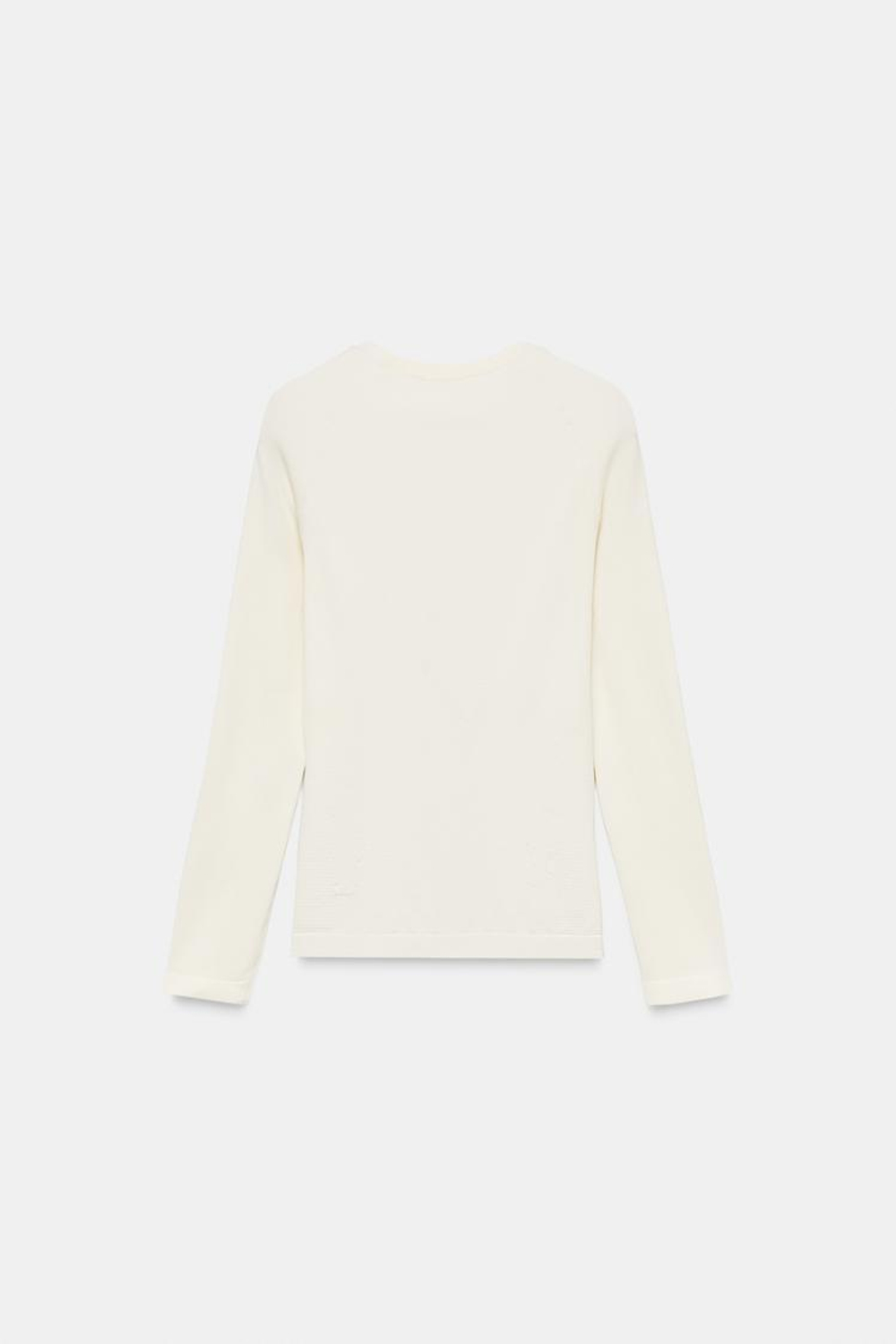 ZARA ТЕРМОФУТБОЛКА SKI COLLECTION, ЭКРЮ