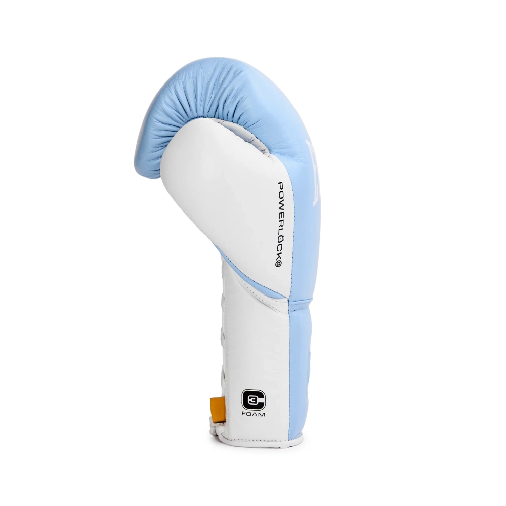 Боксёрские перчатки Everlast POWERLOCK OG PRO TRAINING GLOVE LACE UP - Blue/White