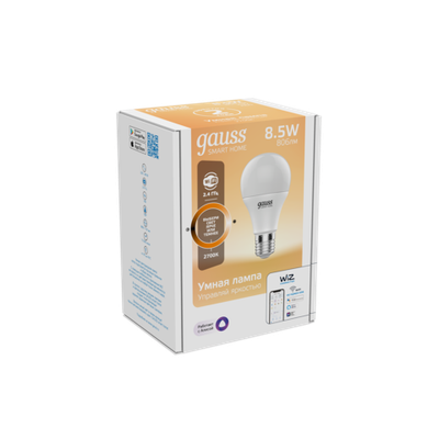 Умная светодиодная лампа Wi-Fi GAUSS 8.5W