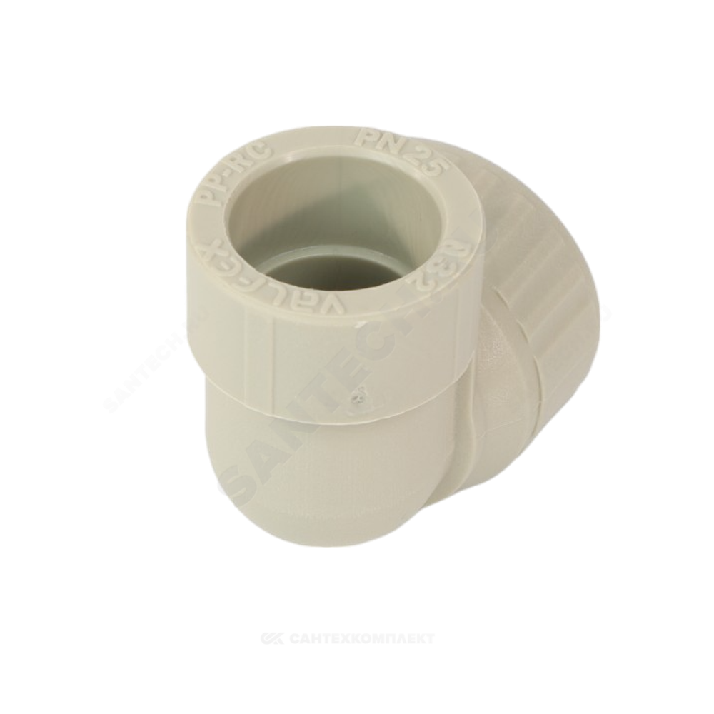 Угольник PP-R комбинированный серый Дн 32х1/2" НР VALFEX 10126232Г
