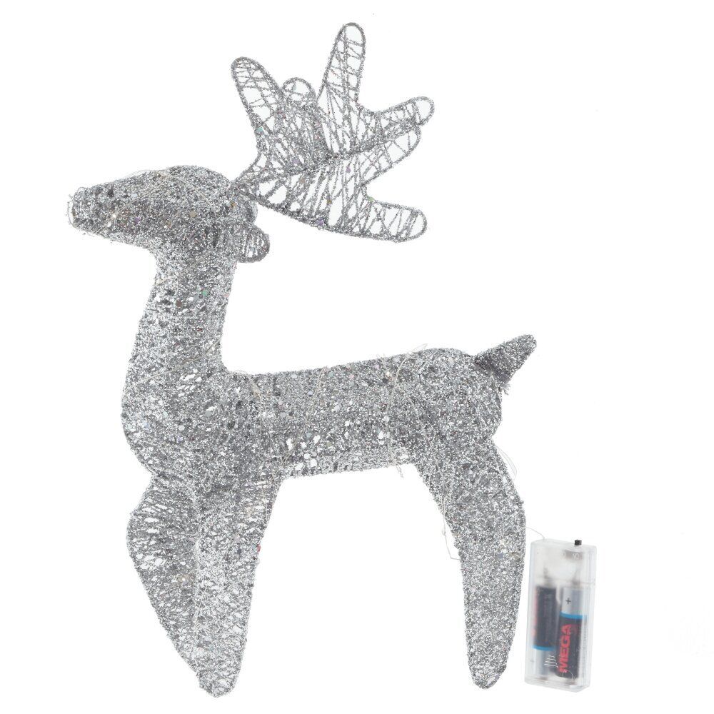 GAEM Светящаяся композиция "Олень" (2хАА, н/п), L24 W8 H35 см