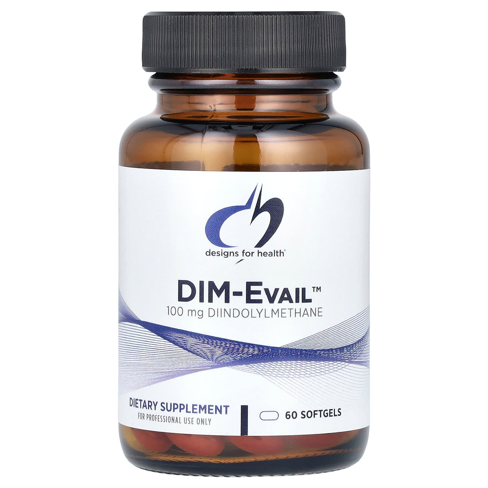 Designs For Health, Dim-Evail™, 100 мг, 60 мягких капсул