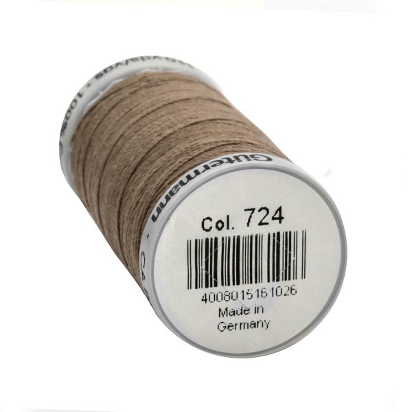 Нитки суперкрепкие Gutermann Extra Strong M782 №40 (100 метров), 5 кат. | 724 бл. серо-коричневый
