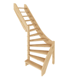 Лестница на второй этаж ЛС-92м/4 Левая