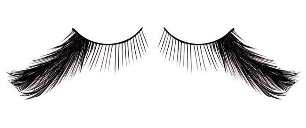 Ресницы черные перья (Цвет: черный)
