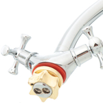 Смеситель для кухни, G.lauf, с кран-буксой, хром, QTZ4-B827