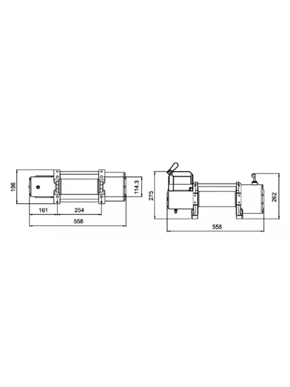Лебедка KIWI WINCHES Lbs 15000