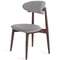 Стул Mod, коричневый с серой обивкой