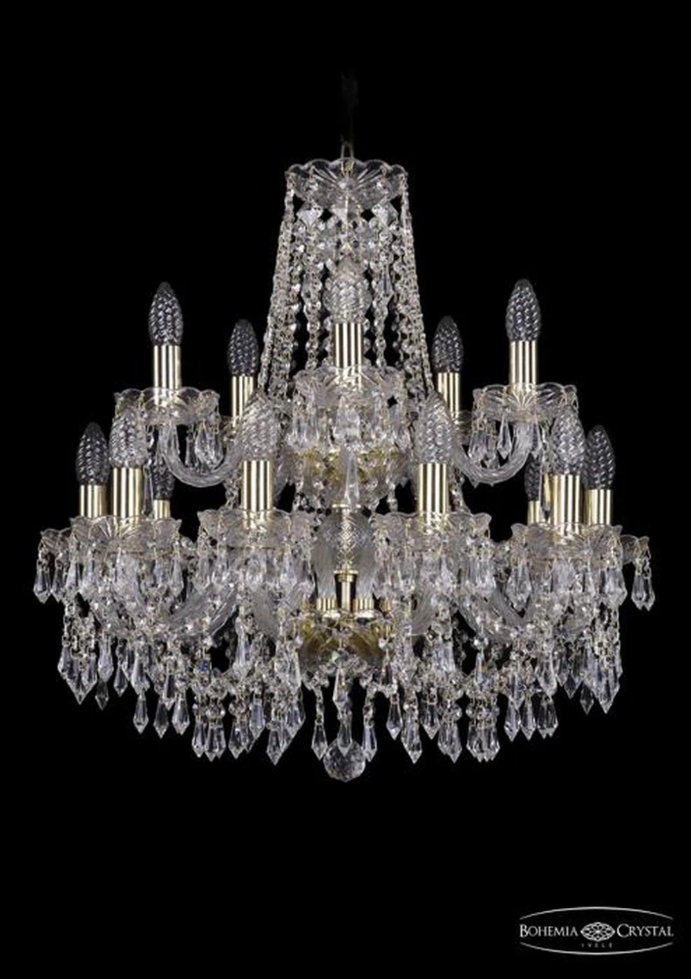 Подвесная люстра Bohemia Ivele 1403/10+5/195/2d/G