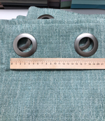 Готовая штора Torno на люверсах, цвет 140 бирюза (ширина 280 см/высота 270 см)