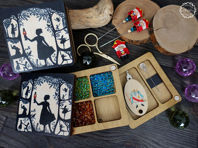 Бисерница двухуровневая "Щелкунчик"