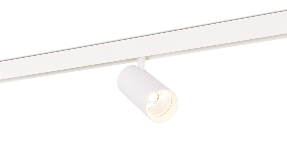 Светодиодный светильник Alpha для SPACE Track system 30Вт,  D80xL160 мм,  2068Лм,  36°,  3000К,  диммируемый 0-10В,  Ra >90,  белый
