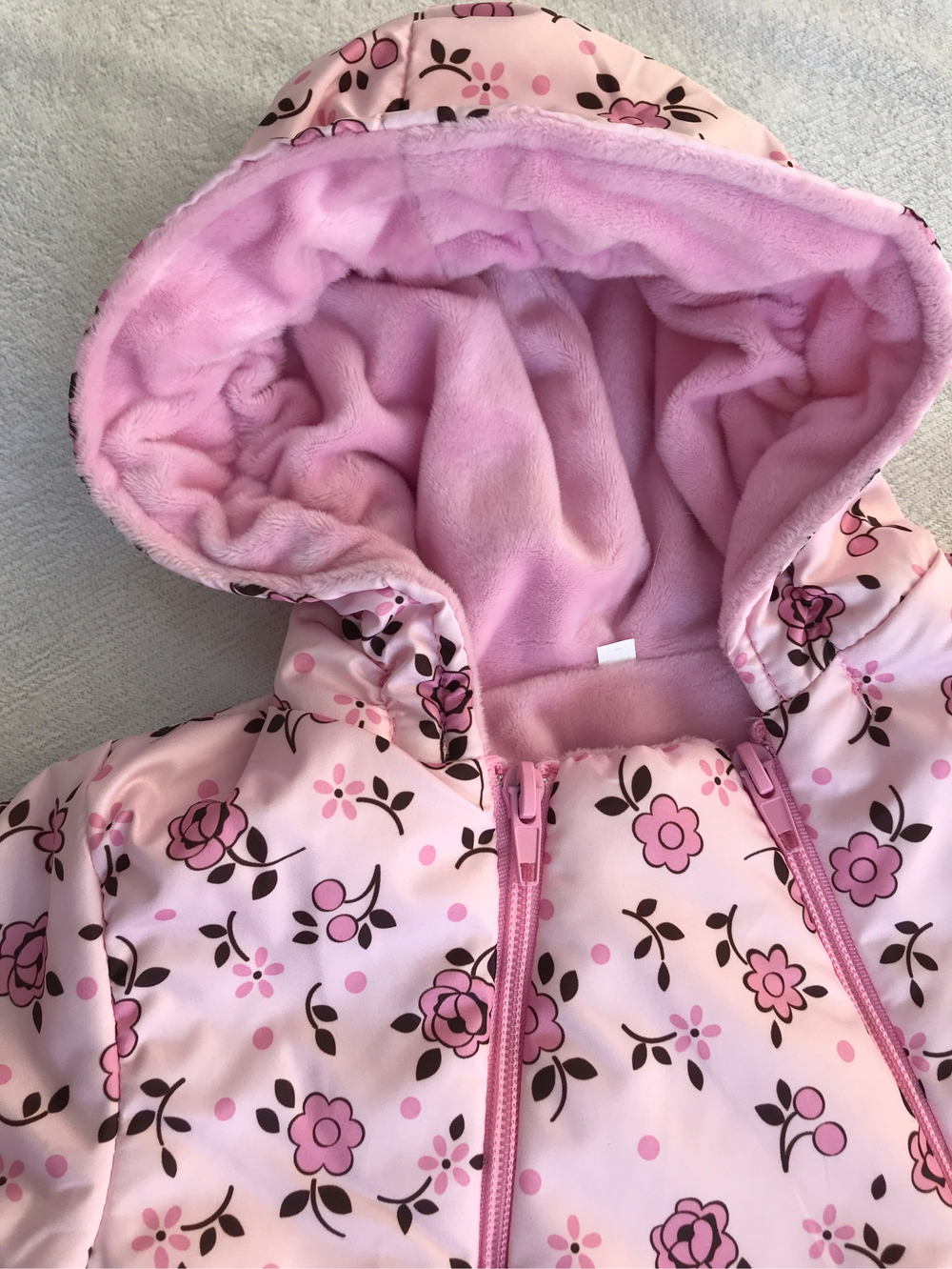 Комбинезон на осень-весну, Модель: 031 "Цветочек" (ИП Петрова Г.Г.) (Цвет: Черный, Размер: 80)