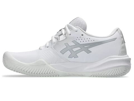 Женские теннисные кроссовки Asics Gel-Challenger 15 Clay - white/pure silver
