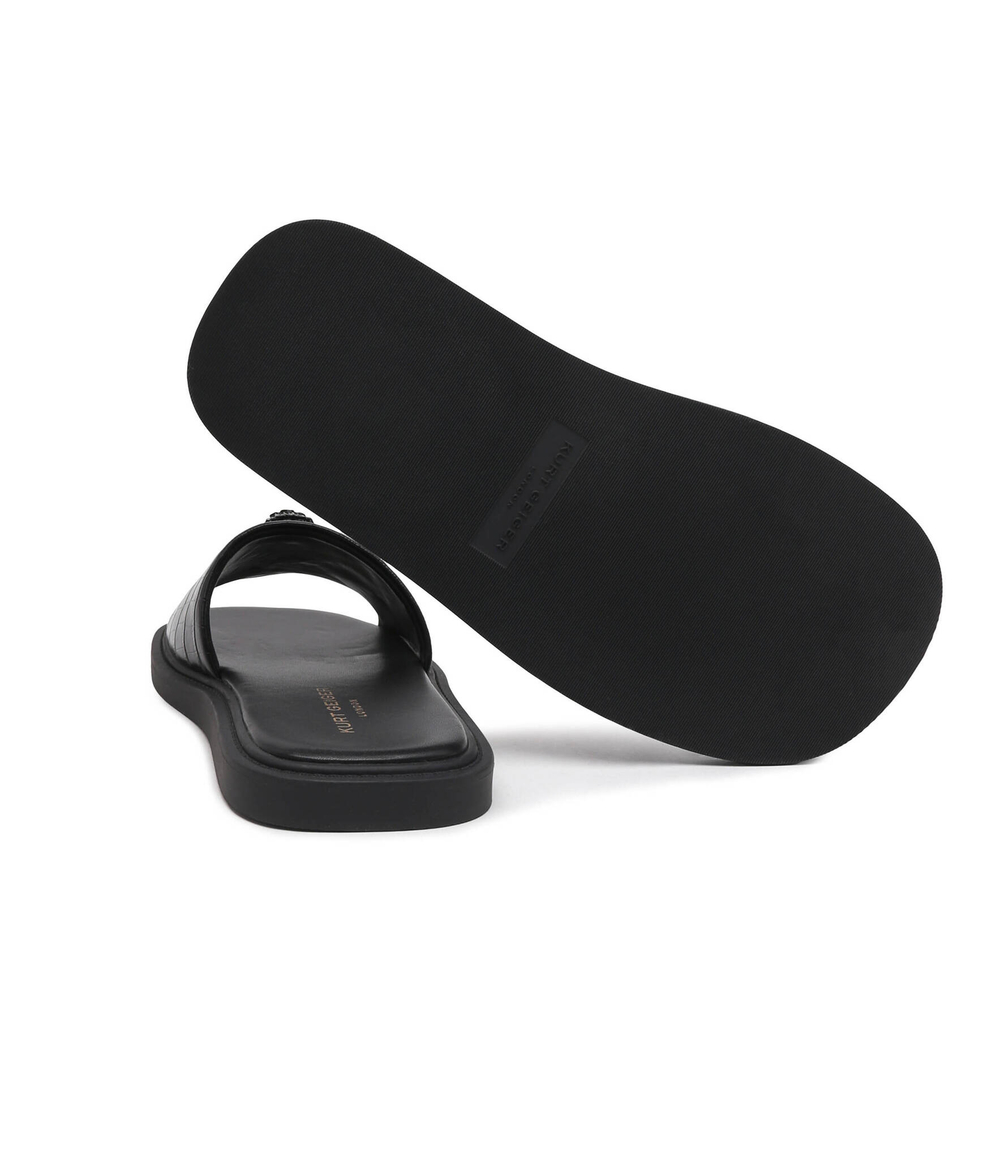 Кожаные шлепанцы oscar Kurt Geiger - черный(8912100149)