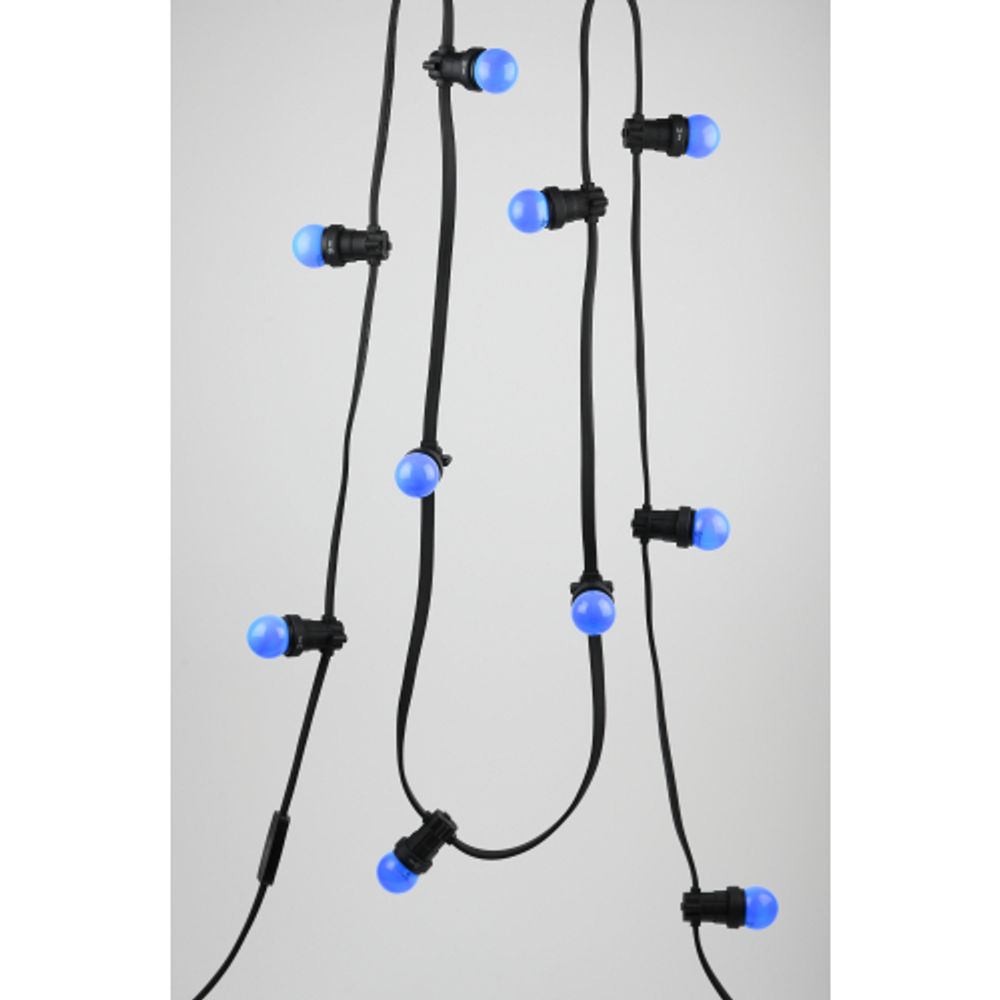 Лампа светодиодная ЭРА STD ERABL45-E27 1Вт шар синий для белт-лайт Е27