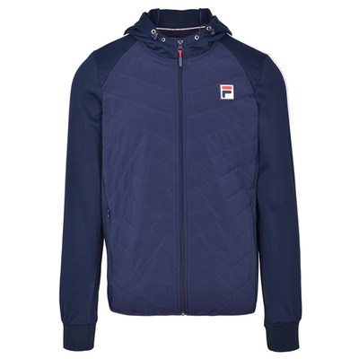 Мужская теннисная кофта Fila Coachjacket Frido M - peacoat blue