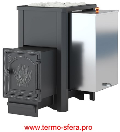 Печь ВЕЗУВИЙ Русичъ «АКВА» 22 (ДТ-4) с баком 61л