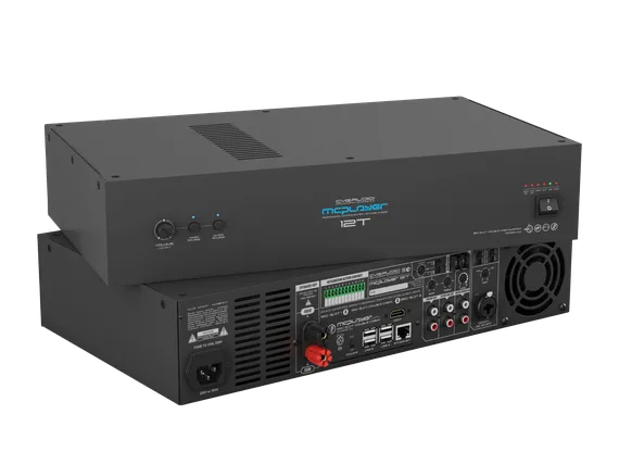 CVGAUDIO MCPLAYER 12T профессиональный микшер-усилитель, мощность 120W/100V