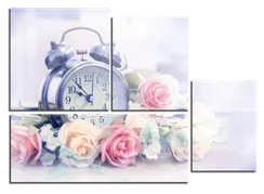 Модульная картина "Весенние часы"