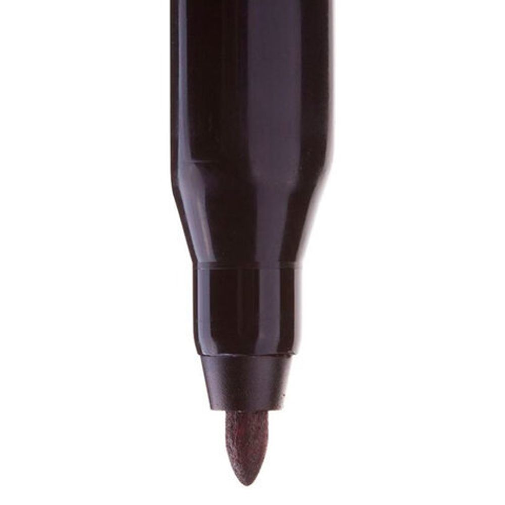 Маркер перманент. CENTROPEN PERMANENT 1 мм красн. круглый