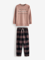 Пижама для мальчика Next B96-776, 3 шт., Бежевый, Черный