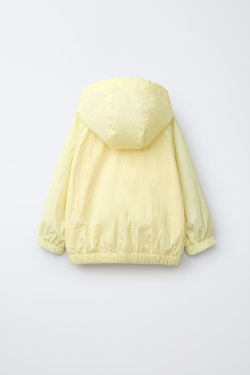 ZARA ЛЕГКИЙ ДОЖДЕВИК WATER REPELLENT, ЖЕЛТЫЙ