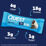 Quest Nutrition, протеиновый батончик, хрустящее печенье с кремом, 12 батончиков по 52 г (1,83 унции)