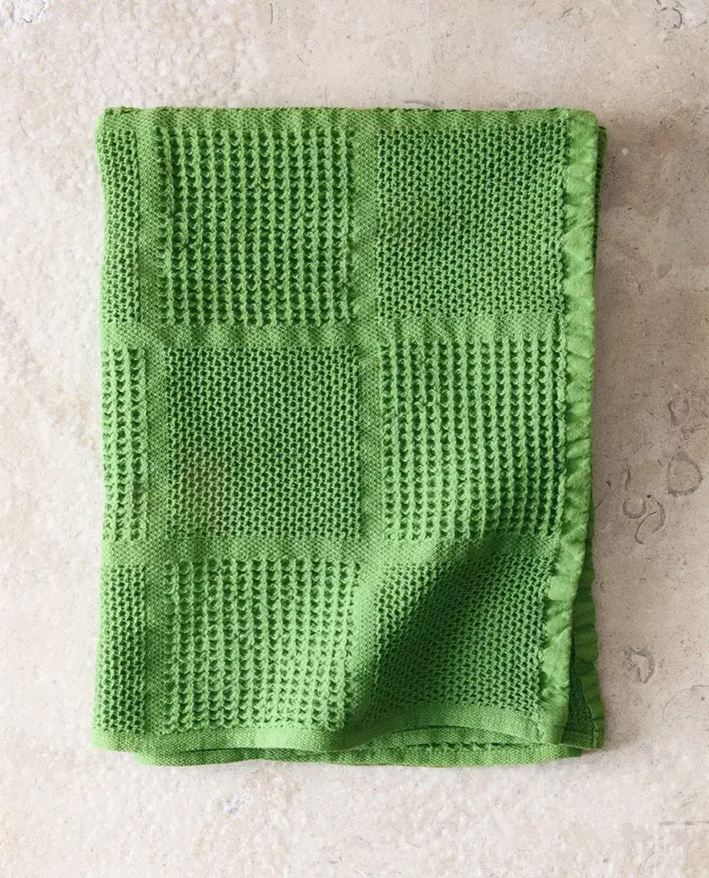 ZARA HOME ХЛОПКОВОЕ ПОЛОТЕНЦЕ, ЗЕЛЕНЫЙ