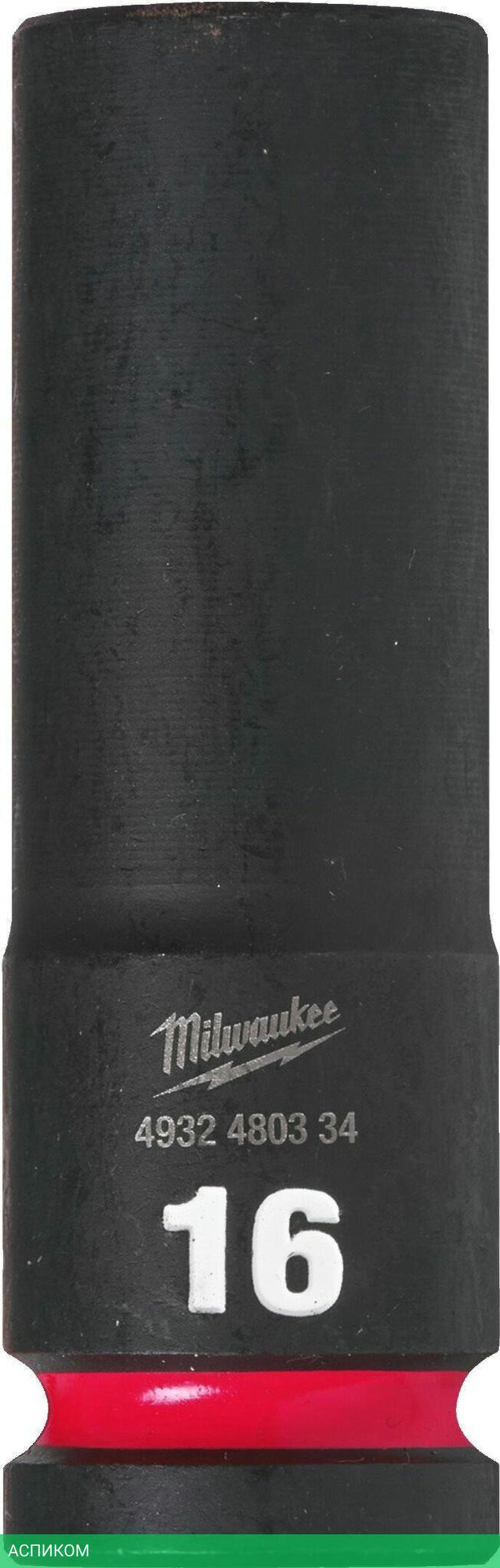 Головка ударная Milwaukee Shockwave 1/2" 16мм (4932480334)