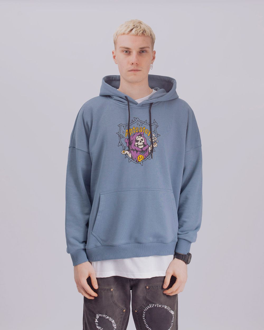 Худи Anteater DeathHoodie Lightblue