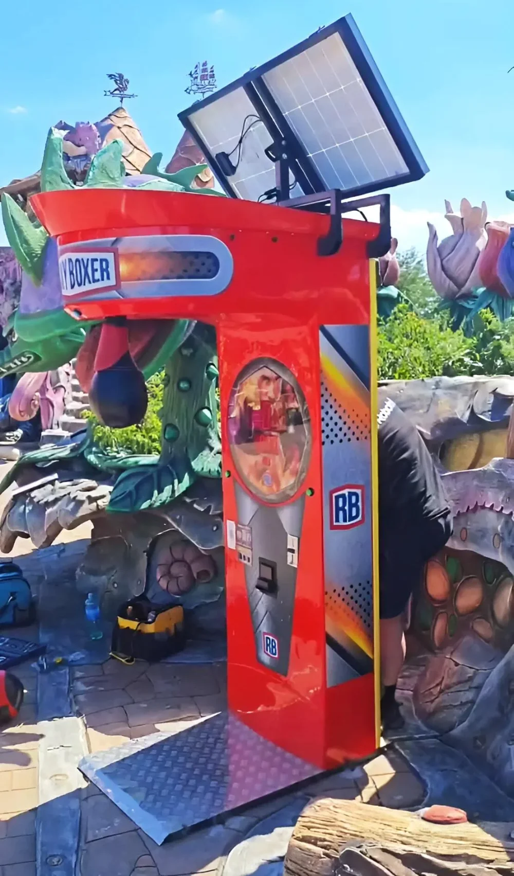 Солнечные батареи для силомера Rocky Boxer