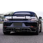 Карбоновый спойлер антикрыло для Porsche 718 982 Cayman/Boxster 2016+ Порше