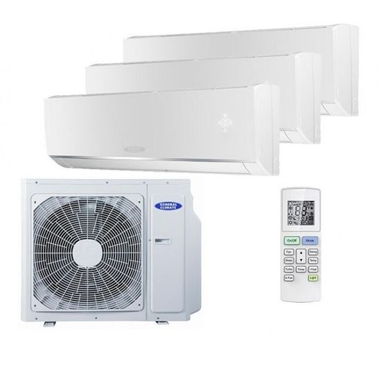 Мульти сплит-система General Climate на 3 комнаты (25+25+25 кв.м.) серия Marsa