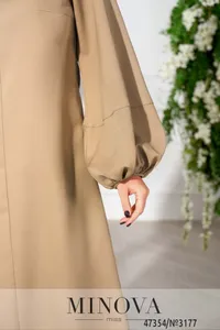 Платье 3177-бежевый Minova
