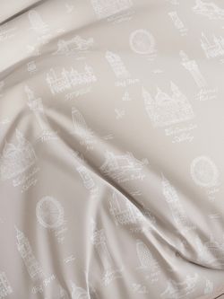 Постельное белье перкаль Сказка "Туманный альбион" 1,5-сп Наволочка 70x70 см 1 шт Простынь 150x215 см Пододеяльник 145x215 см