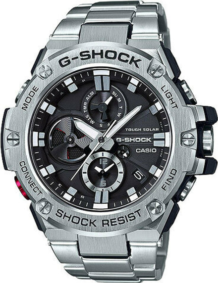 Японские наручные часы Casio G-SHOCK GST-B100D-1A с хронографом