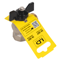 Кран шаровой латунный LD Pride 47.15.В-Н.У.Б Ду15 Ру40 угловой, вн-нр, (бабочка)