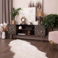 Тумба под ТВ Терра 155см Стайл Каштан