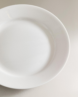 Zara Home тарелка пирожковая из костяного фарфора, цвет белый, 15.2 см
